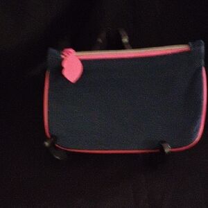 Ipsy Blue and Pink Wristlet Clutch with Chic Design